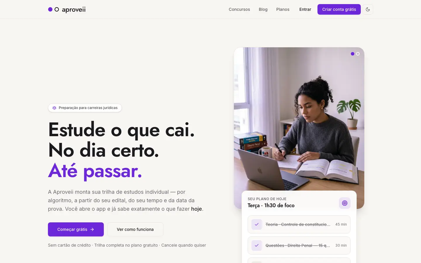 Aproveii: site no computador