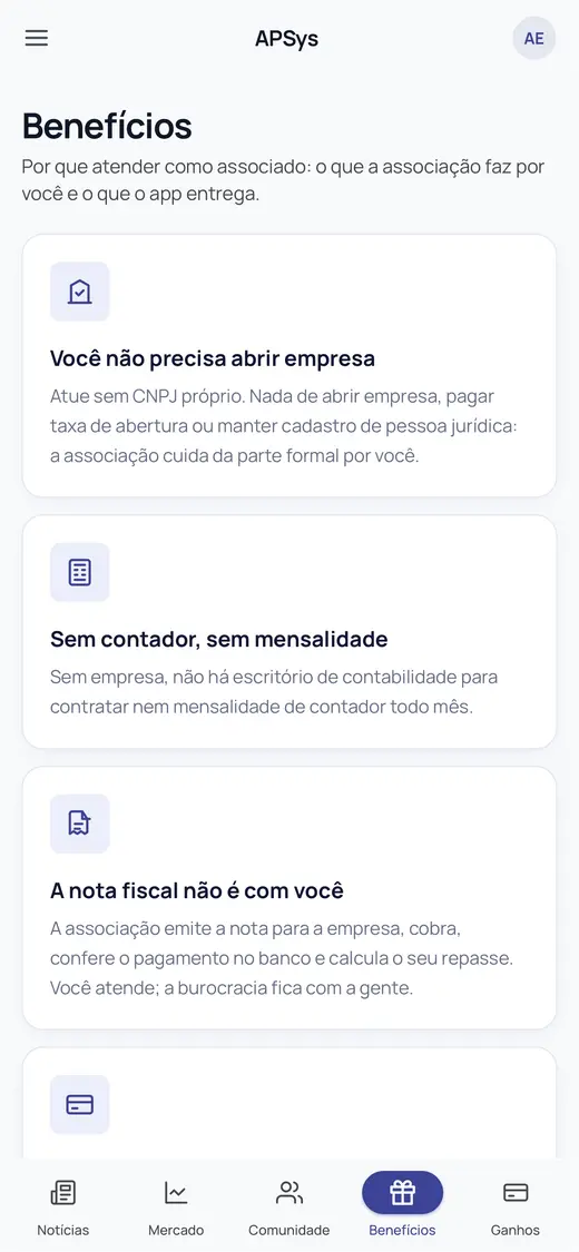 Benefícios