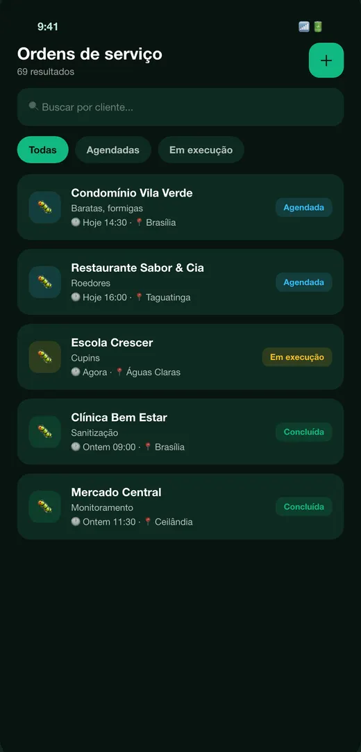 Ordens de serviço